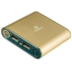 麦格菲斯P180移动电源 6600mAh香槟色便携能量站，兼容苹果三星小米等多设备